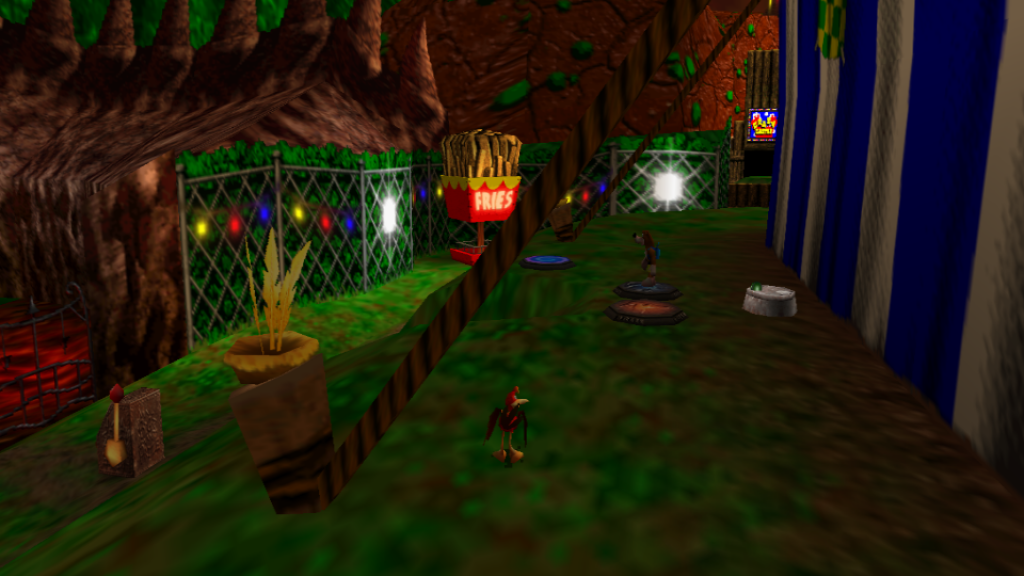 Kazzoie und Banjo getrennt in Witchy World