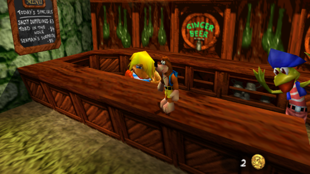 Banjo und Kazooie im Jolly Roger