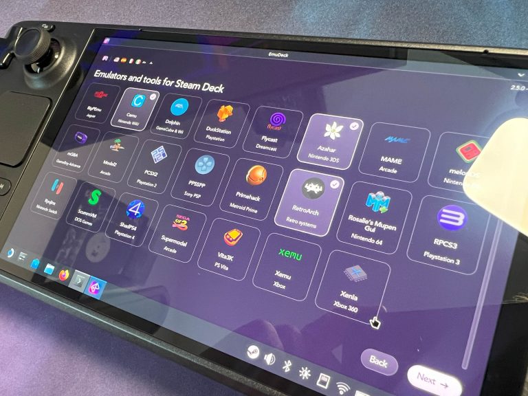 Steam Deck EmuDeck Emulator-Übersicht: RetroArch, Dolphin, PCSX2, DuckStation, Citra, RPCS3 und viele mehr.